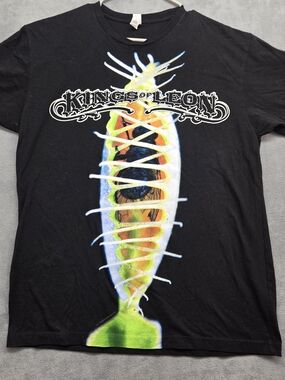 Kings Of Leon Band Concert Tour Tee 2010 Venus Flytrap Indie Rock Size L